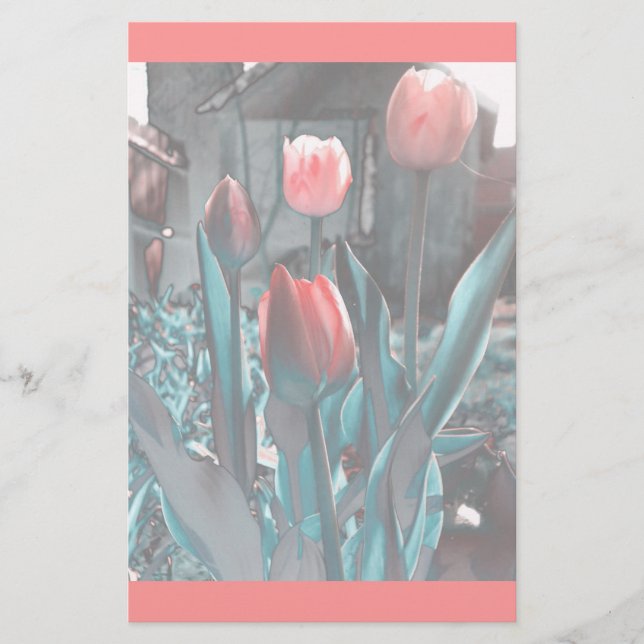 Tulips Stationery Briefpapier (Vorderseite)