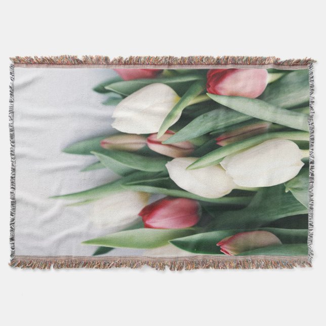 Tulips Throw Blanket Decke (Vorderseite)