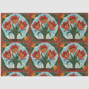 Tulips Trendy Beautiful Collection Seidenpapier