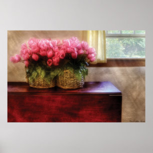 Tulips - Tulips durch ein Fenster Poster
