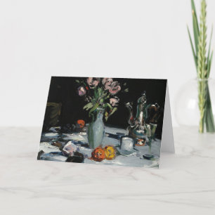 Tulips und ein Kaffeekopf   Samuel John Peploe Karte