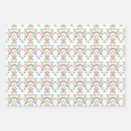 Tulips und Wilde Blume Filigree Geschenkpapier Set
