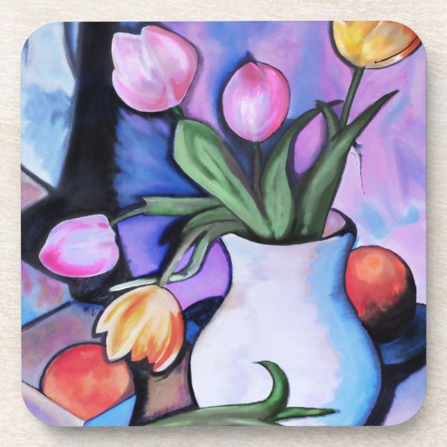 Tulips Untersetzer Set 6 (Vorderseite)