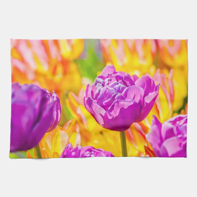 Tulips verzaubern 12 geschirrtuch (Horizontal)