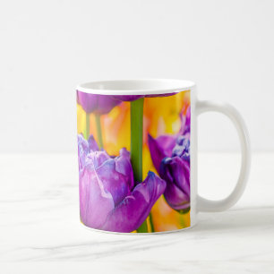 Tulips verzaubern Deep Pink Kaffeetasse