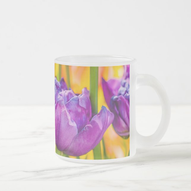 Tulips verzaubern Deep Pink Mattglastasse (Rechts)