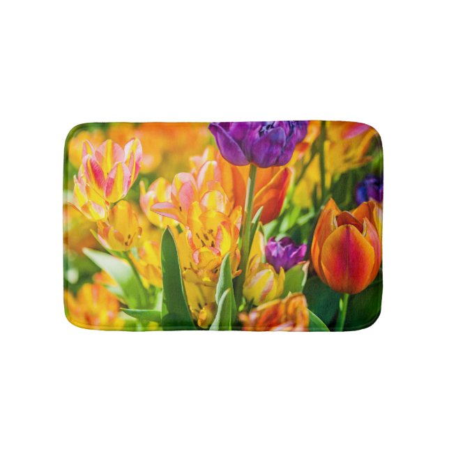 Tulips Verzauberung 01 Badematte (Vorderseite)