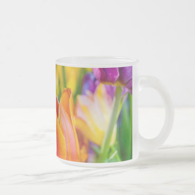 Tulips-Verzauberung Mattglastasse (Rechts)