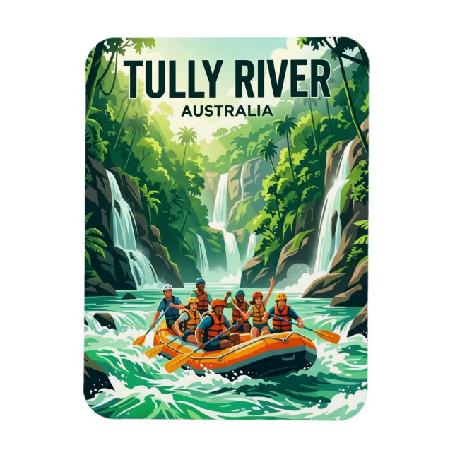 Tully River Australien Magnet (Vertikal)