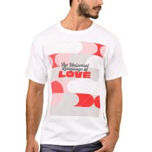 TULOL T-Shirt Rouge Rose Blanc