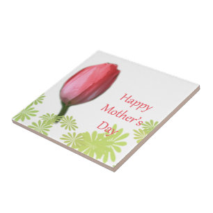 Tulpe-Blume, Tag der glücklichen Mutter Fliese
