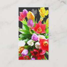 Tulpe-Blumen Visitenkarte
