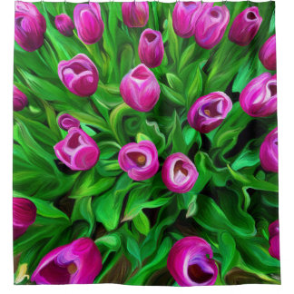 Tulpe-Duschvorhang Duschvorhang