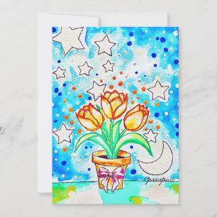 Tulpe Einladung