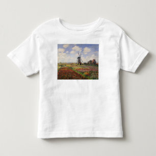 Tulpe-Felder Rijnsburg Windmühle Claude Monets Kleinkind T-shirt