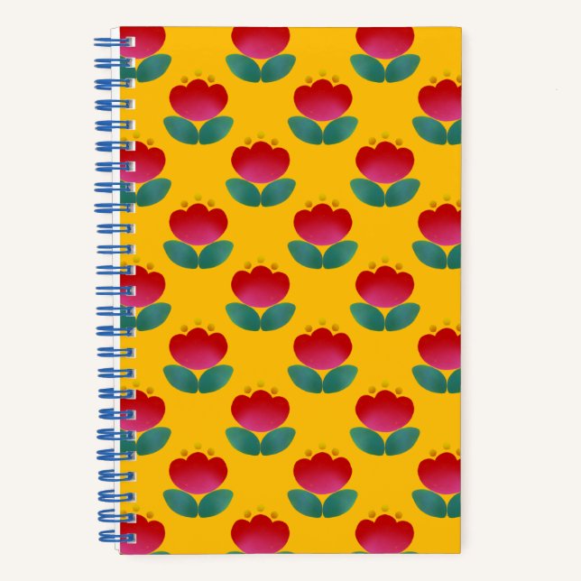 Tulpe Gelb Notizbuch (Vorderseite)