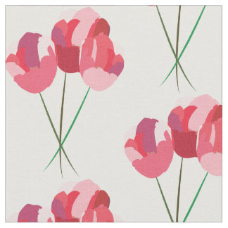 Tulpe-Grafikgewebe Stoff