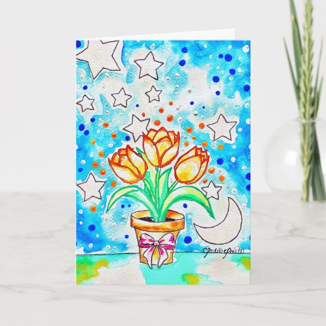 Tulpe Karte (Vorderseite)
