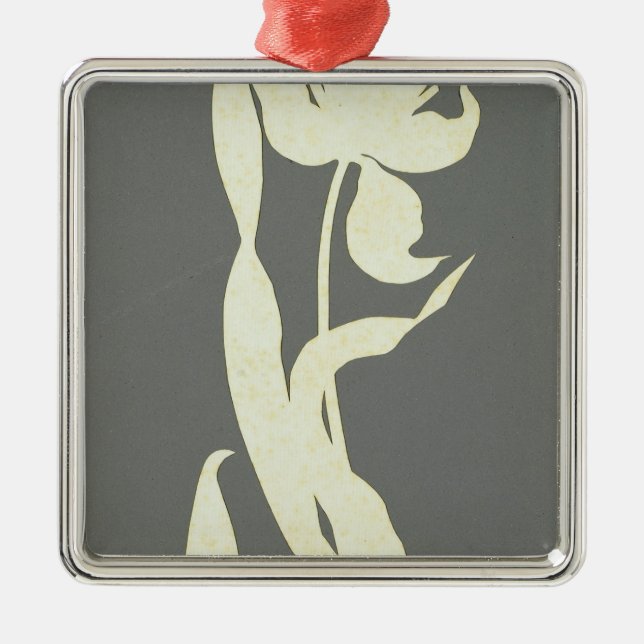 Tulpe Ornament Aus Metall (Vorne)