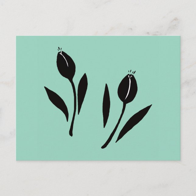 Tulpe Postkarte (Vorderseite)
