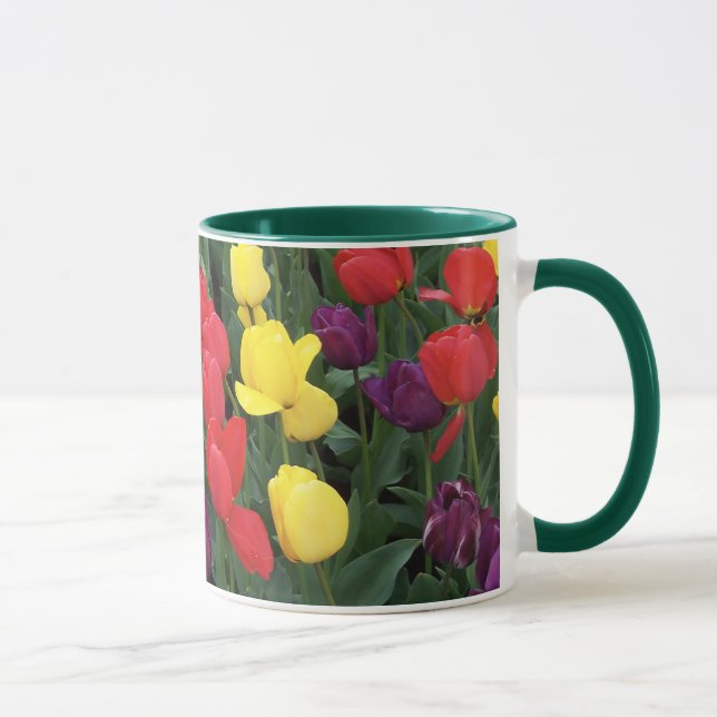 Tulpe-Regenbogen Tasse (Rechts)