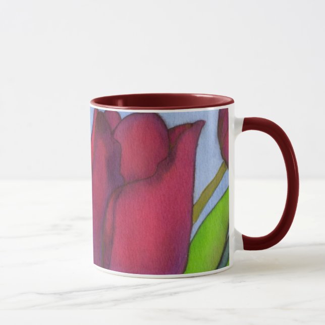 Tulpe-Tasse 1 Tasse (Rechts)