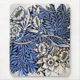 "Tulpe u. Weide" durch William Morris Mousepad