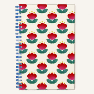 Tulpe Weiß Notizbuch