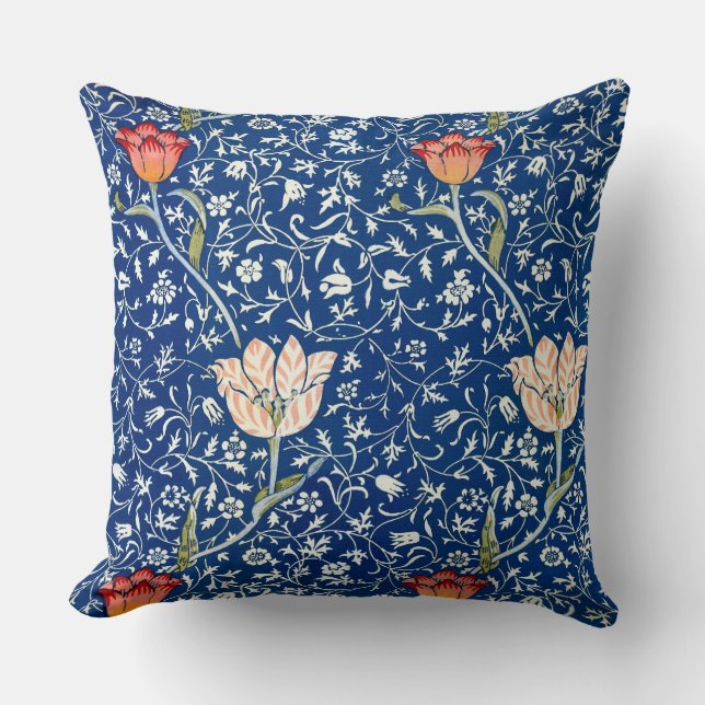 Tulpe, William Morris Kissen (Vorderseite)