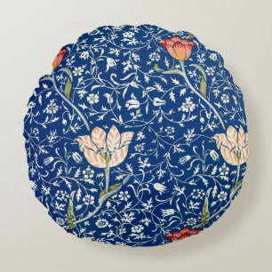 Tulpe, William Morris Rundes Kissen