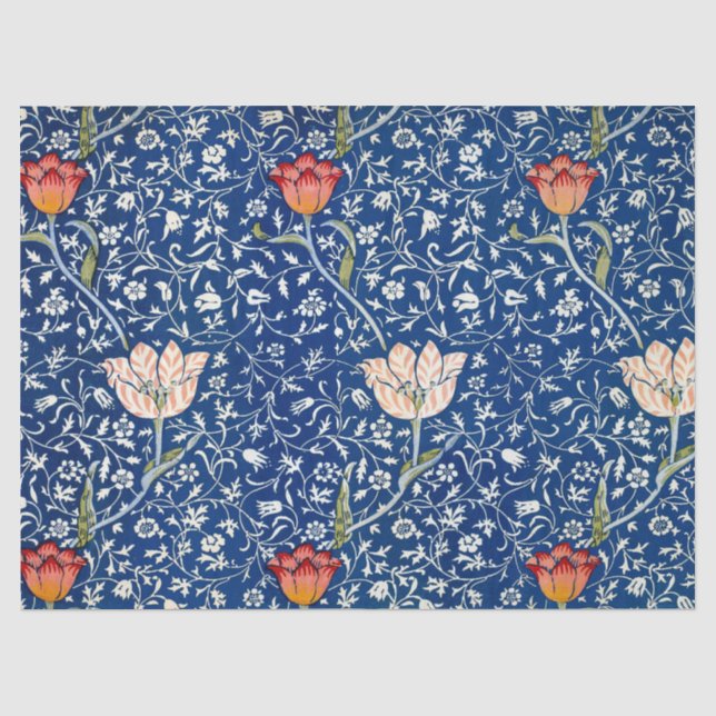 Tulpe, William Morris Seidenpapier (Vorderseite)