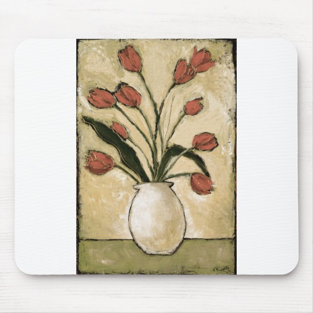 Tulpen BAG10-V2 in Red.tif Mousepad (Vorne)