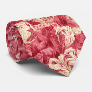 Tulpen-Blumen-Vater-Tag-Herbst-Hochzeit Krawatte