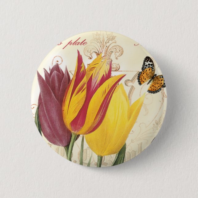 Tulpen Button (Vorderseite)