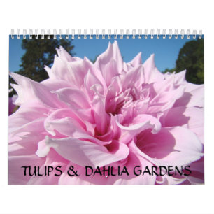 TULPEN & DAHLIEN-GÄRTEN Kalender Geschenk Büro Che