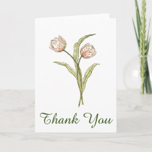 Tulpen Dankeskarten Dankeskarte