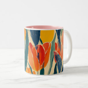 Tulpen Frühlingsglanz Zweifarbige Tasse