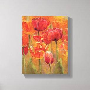 Tulpen in der Mitte Leinwanddruck