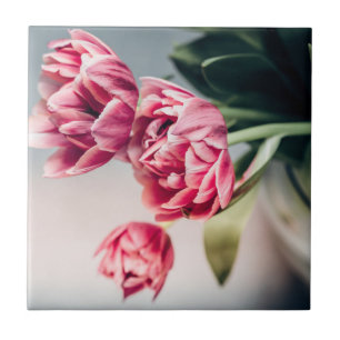 Tulpen in einem Vase Fliese