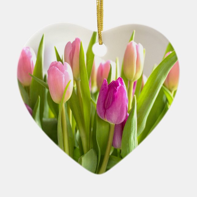 Tulpen Keramik Ornament (Vorne)