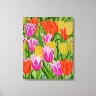 Tulpen leinwanddruck