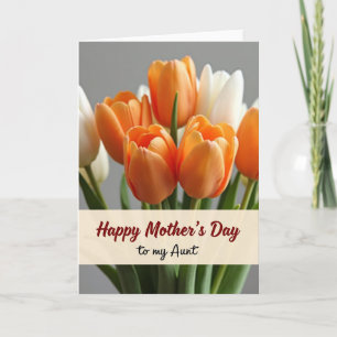 Tulpen-Muttertags-Wunschkarte Karte