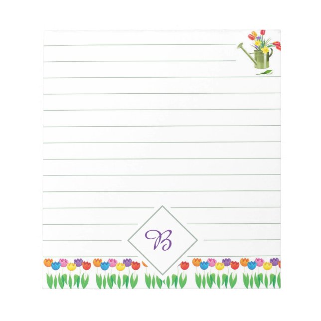 Tulpen Notizblock (Vorderseite)