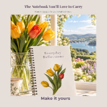 Tulpen Reflections — Crisp White Luxe Journal
