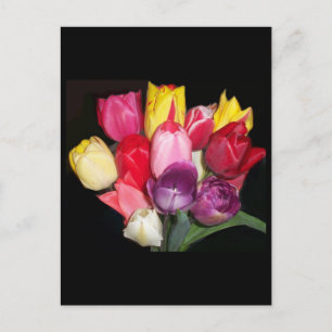 Tulpen sagen alles postkarte