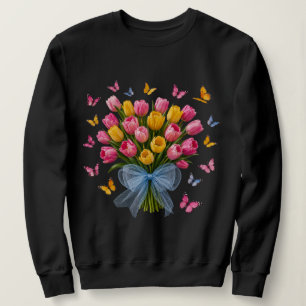 Tulpen & Schmetterlinge Sweatshirt