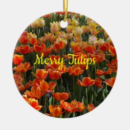 Tulpen-Schmuck Keramik Ornament