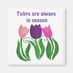 Tulpen sind immer in Saison Magnet