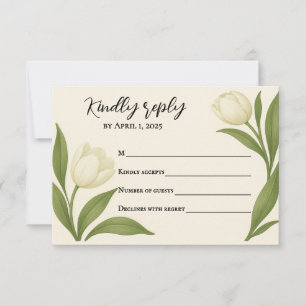 Tulpen-Sonate-RSVP-Karte RSVP Karte