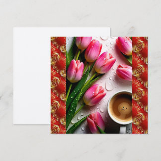 Tulpen-Tasche Einladung
